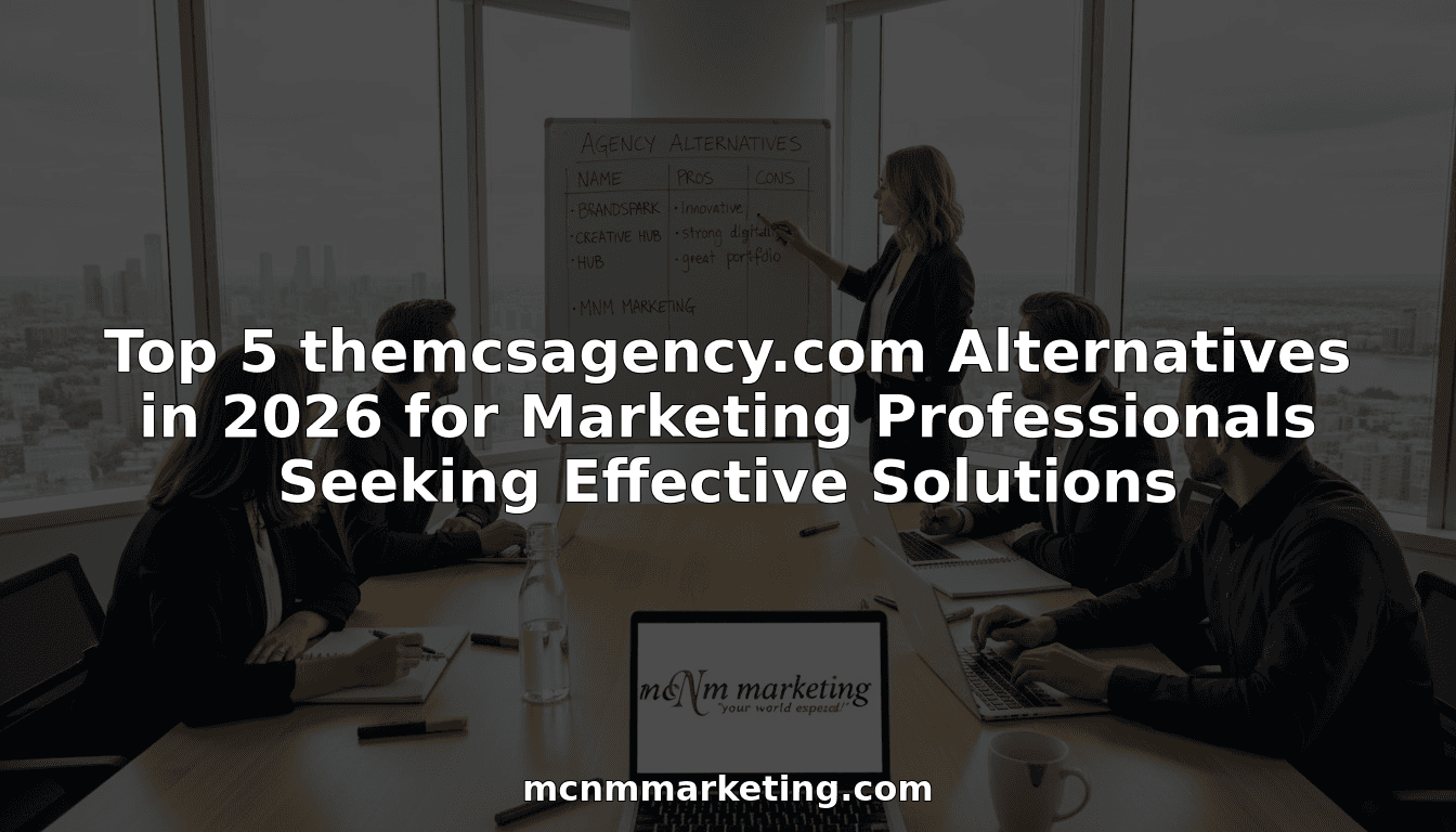Top 5 themcsagency.com Alternatives in 2026 for Marketing Professionals Seeking Effective Solutions