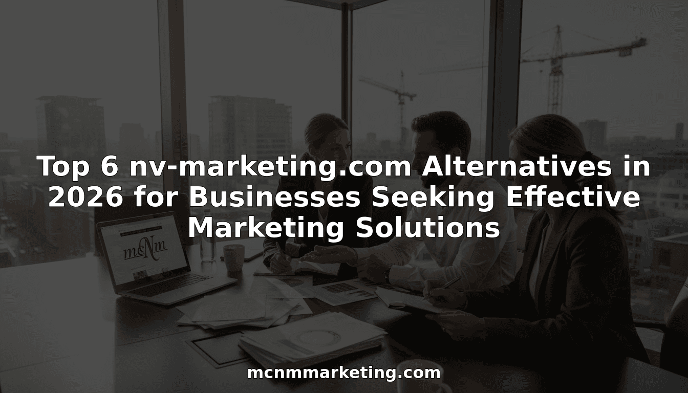 Top 6 nv-marketing.com Alternatives in 2026 for Businesses Seeking Effective Marketing Solutions